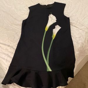 Beautiful Victoria Beckham navy dress